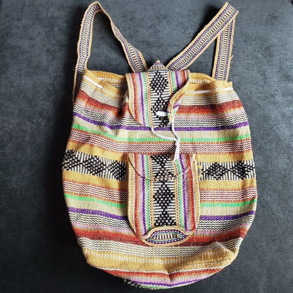 Backpack Mexican Woven Boho